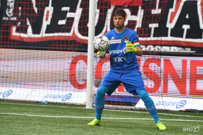 Le dernier rempart xamaxien Laurent Walthert fera son retour la semaine prochaine. (photo: archives)