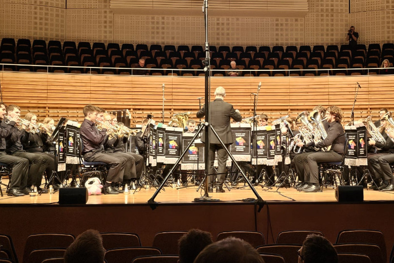 L'Ensemble de cuivres jurassien B a brillé lors du Concours suisse de Brass Band. (Photo : ECJ).