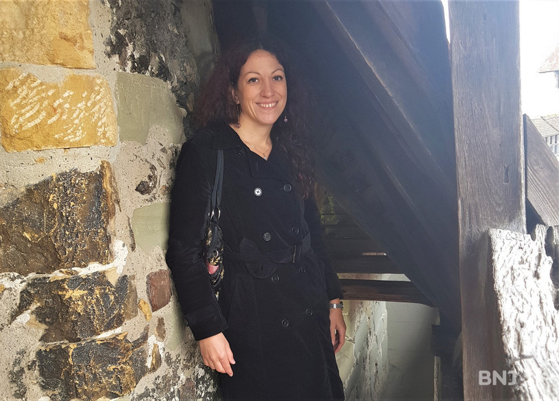 Catherine Rolland a emmené Armelle en p'tite vadrouille à Morat mardi.