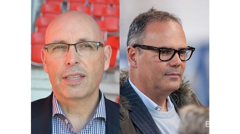 L'ancien propriétaire de Neuchâtel Xamax (Christian Binggeli, à gauche) et le nouveau (Jean-François Collet, à droite) se connaissent bien.