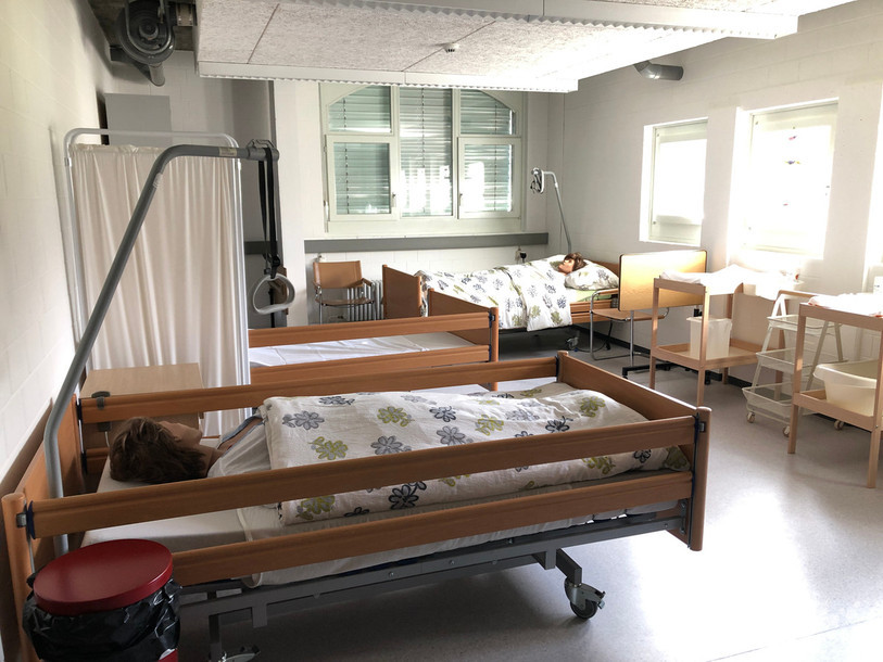 Les salles sont équipées pour l'enseignement pratique.