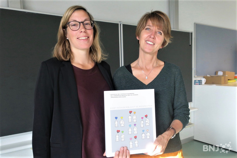 De gauche à droite : Josefin De Pietro et Emmanuelle Monnot Gerber.