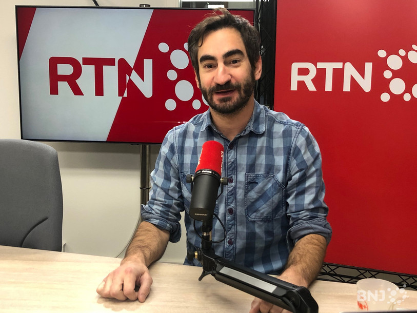 Le chanteur et guitariste du groupe de rock neuchâtelois Rambling Wheels était dans les studios de RTN vendredi matin.