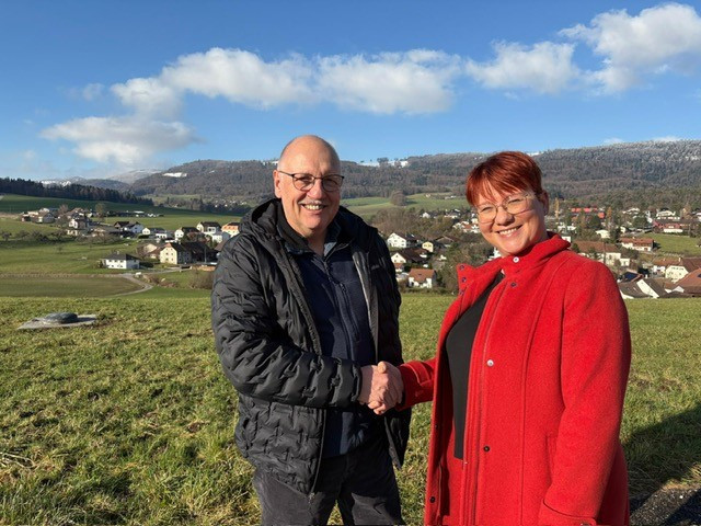 Stéphanie Chappuis va succéder à Daniel Rohrbach au sein du Conseil communal de Develier. (Photo : Commune de Develier).