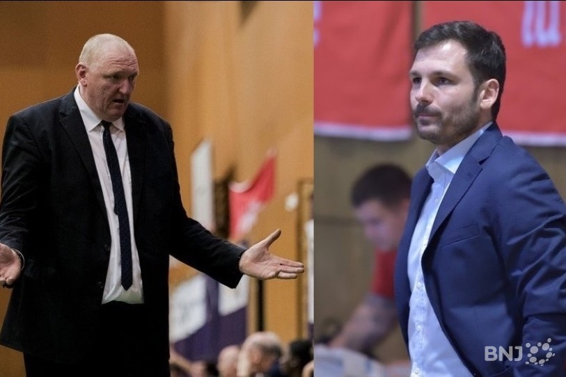Daniel Goethals (à gauche) et Vladimir Ruzicic (à droite) seront les chefs d'orchestre du premier derby de l'Arc jurassien de la saison (photos : Jonathan Vallat et Georges Henz).