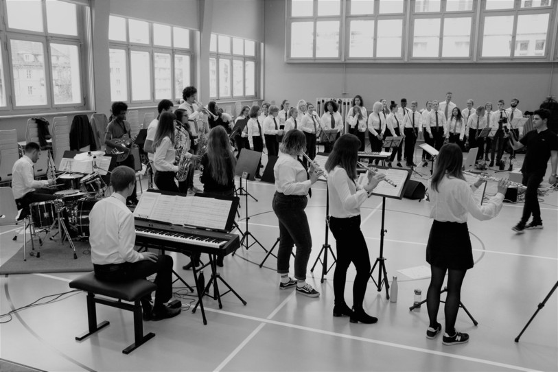 Choristes, musiciens et comédiens ont travaillé main dans la main pour monter ce spectacle innovant.