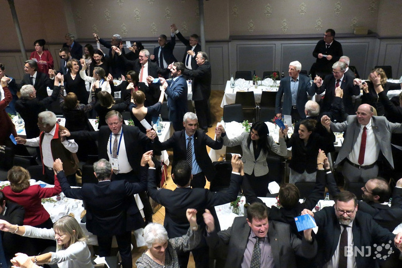 Les membres de l'Assemblée Parlementaire de la Francophonie ont partagé un repas de St-Martin vendredi soir.