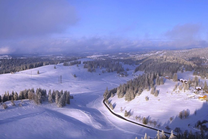 Tête-de-Ran est l'une des nouvelles destinations du Nordic Bus. (photo: extrait de la webcam Roundshot Tête de Ran).
