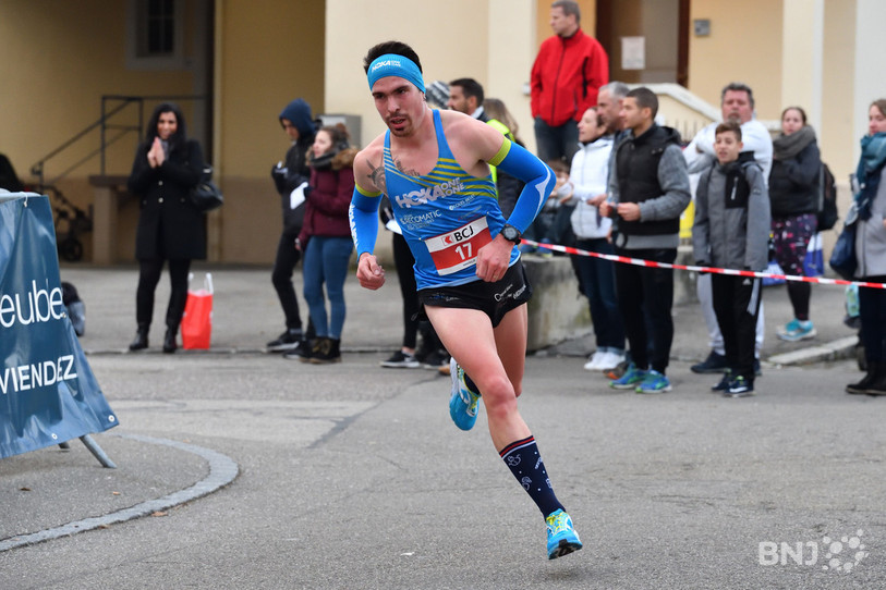 Jérémy Hunt a remporté la dernière édition des Foulées de l'Arcom en 2019 (photo : Georges Henz).
