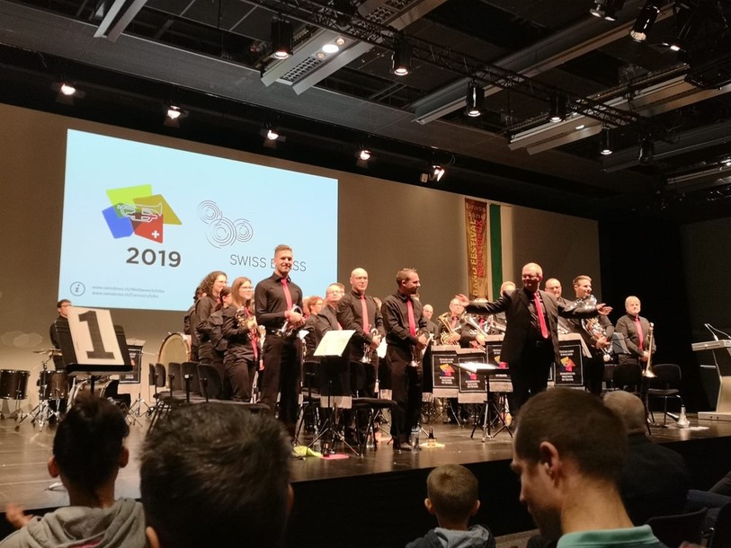 Le brass band des Franches-Montagnes s'est constitué spécialiement pour le concours suisse des brass band à Montreux. (photo : bbfm)