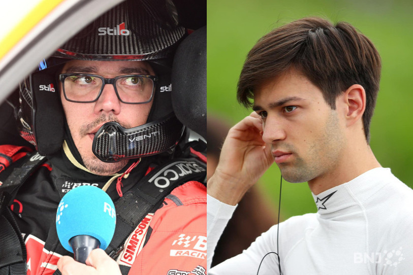 Michaël Burri (à gauche) et Grégoire Saucy suivront de près le dernier GP de la saison de Formule 1. (Photos : archives / Georges Henz)