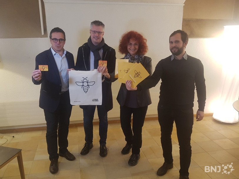 Le visuel de la carte rechargeable a été présenté lundi lors du lancement de la nouvelle monnaie locale