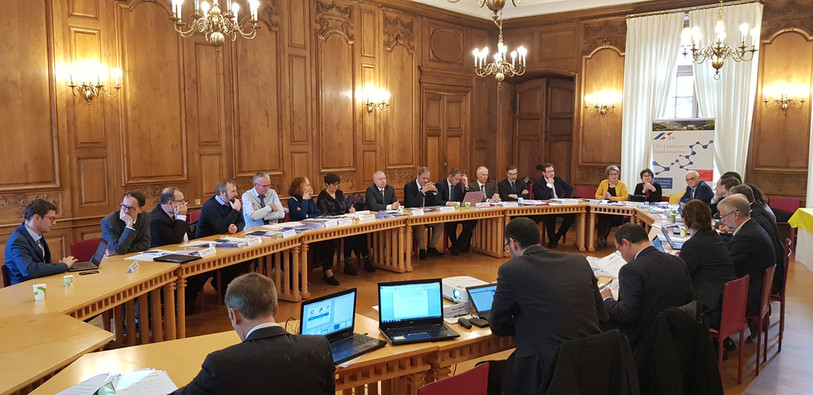 Le Bureau élargi de la Conférence TransJurassienne s'est réuni jeudi 21 novembre. (Photo : CTJ)