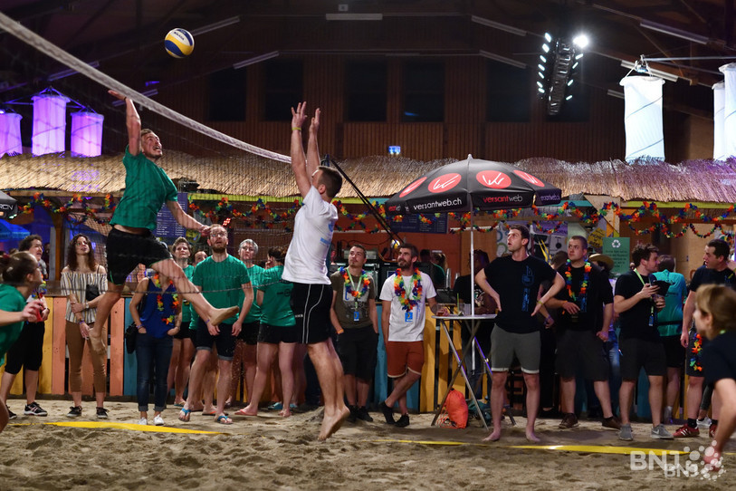 Le Tropicana Beahc Contest mise sur la chaleur, le sport et une bonne ambiance pour aider différentes associations caritatives. Photo: Georges Henz