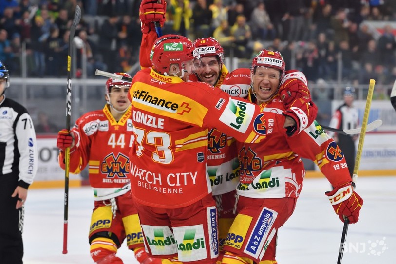 Le HC Bienne espère bien exploser de joie pour son retour à la compétition le 2 octobre.