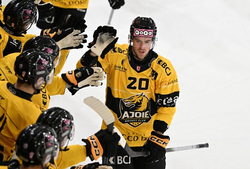 Déjà auteur d'une réussite la semaine passée contre Zoug, Cole Cormier a été le seul buteur ajoulot face à Fribourg. (Photo : Georges Henz)
