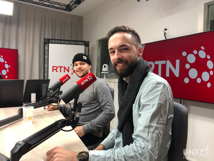 Loïc Grossen (à gauche) et Nicolas Oppliger étaient les invités dans Planète durable mardi matin.