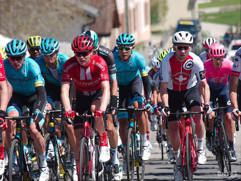 Le Tour de Romandie sera de passage dans l'Arc jurassien fin avril entre La Neuveville et St-Imier. (photo : archives/Pierre Boldt).