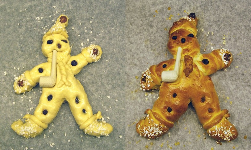 Le Grittibenz peut avoir plusieurs visages, selon la créativité de celui qui le confectionne...