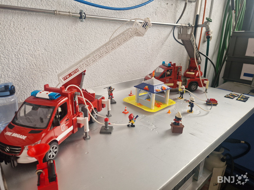 Les jouets de Benjamin, pour montrer une intervention.