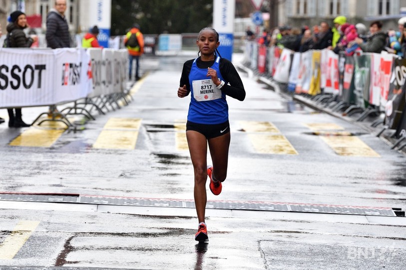 Merine Meseret a survolé les deux courses du jour chez les dames. (photo: Georges Henz)