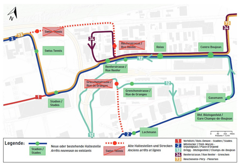 Le nouveau plan qui intègre les changements opérés par le TPB dès le 15 décembre. (Photo: TPB)