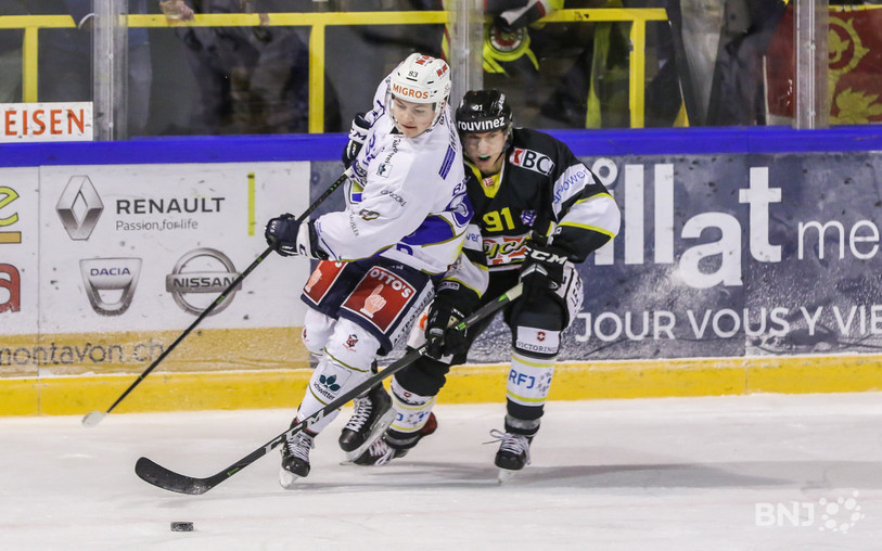 Steven Macquat a donné de l'air au HCA en marquant le 3-1. Les Jurassiens ont dominé leur adversaire avec aisance samedi.