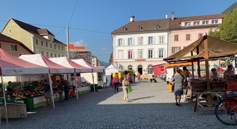 Le marché du mardi ne ressemblera plus à cette image d'archive pendant quelques temps.