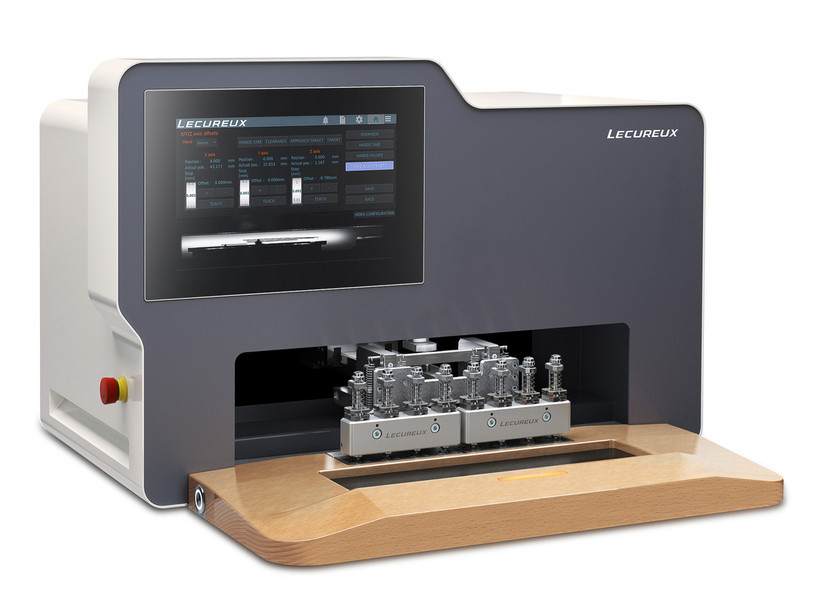 La machine Handsetter HSM1708 sert à poser les aiguilles des montres sur les cadrans. (Visualisation: Damien Regamey Industrial Design)