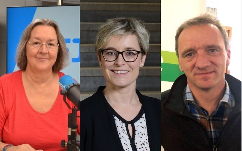 Anne Seydoux-Christe, Rosalie Beuret Siess et Romain Schaer participeront à l'élection partielle du 9 février pour le Gouvernement jurassien.