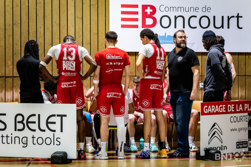 Le BC Boncourt a été battu 70-62. (Photo : Stéphane Bée)