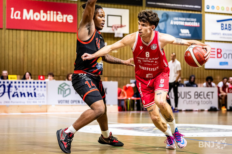 Le BC Boncourt de Simon Ducommun glisse au dernier rang de Ligue B. (Photo : archives Stéphane Bée)