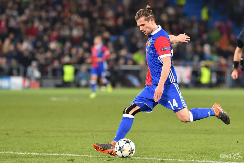 Valentin Stocker et les Bâlois se frotteront à un coriace adversaire en 8e de finale de la Ligue Europa. (Photo: archives)
