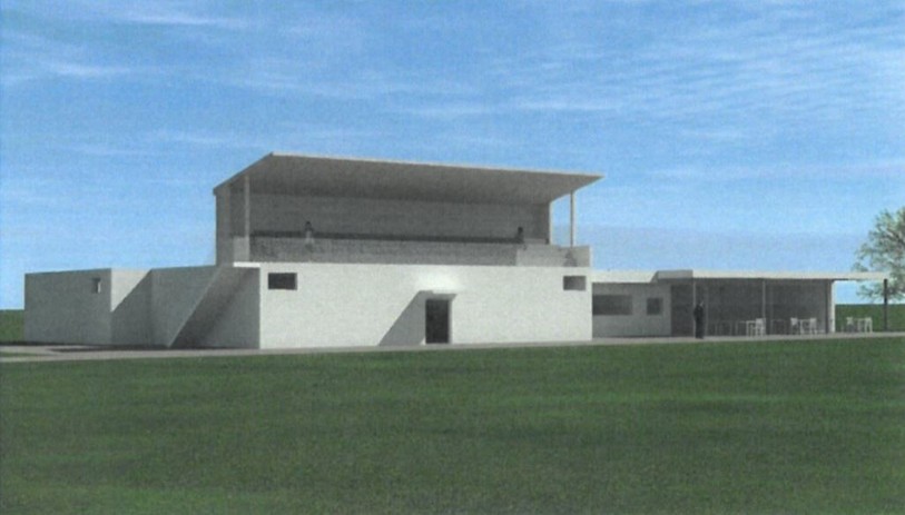 La maquette du nouveau stade des Grands-Prés à Bassecourt.