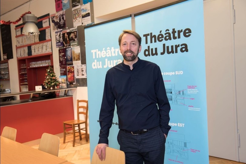Le directeur du Théâtre du Jura, Robert Sandoz, va échanger avec les acteurs culturels de la région. (Photo : Théâtre du Jura).