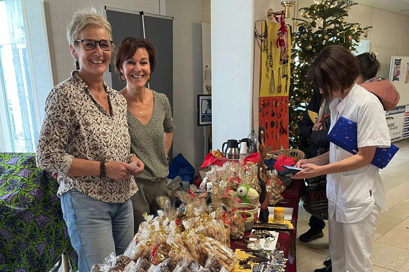 Le marché de Noël de l'H-JU est ouvert ce mardi de 9h à 18h sur son site de Delémont. (Photo : H-JU)