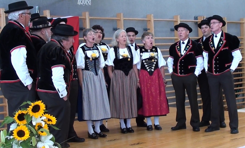 Le Jodler-Club Tramelan lors d'une prestation en 2011. (Photo: Youtube)