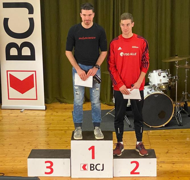 Jérémy Hunt est monté sur la plus haute marche du podium. (Photo : Hivern'Alle)