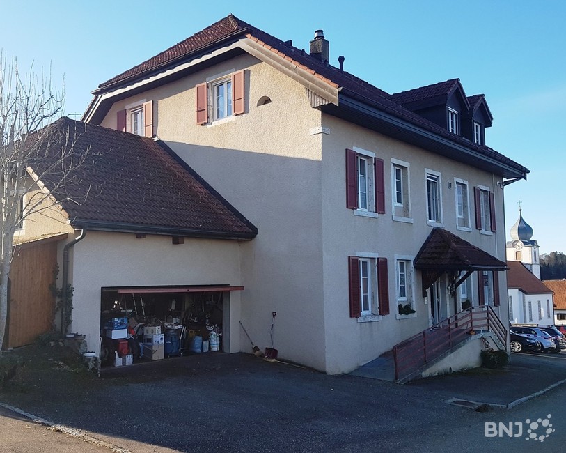 C'est dans le garage de ce bâtiment que le début d'incendie s'est déclaré.