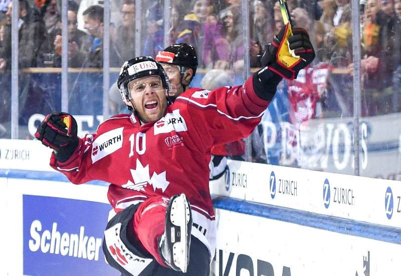 Kris Versteeg a marqué en finale pour le Team Canada (photo spenglercup.ch).