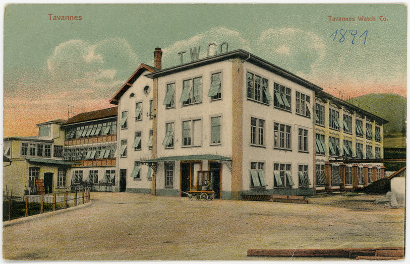 La Tavannes Watch Co en 1907. Photo : Mémoires d'Ici, Fonds Pierre Guerne