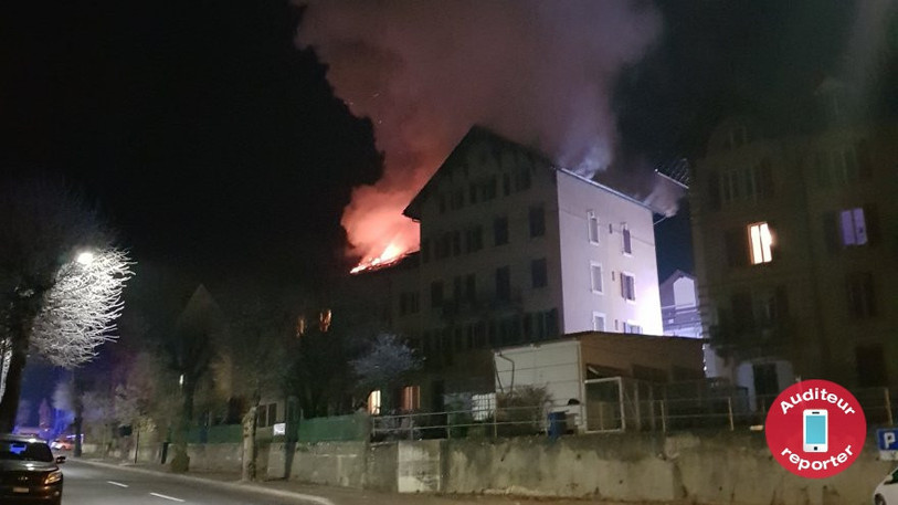 Les pompiers ont été alarmés vers 2h du matin.