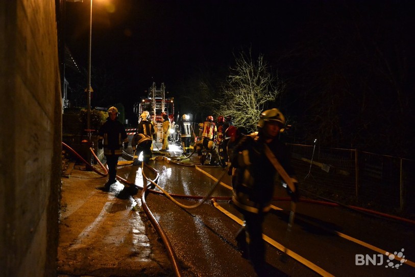 Une quarantaine de pompiers sont intervenus sur place.