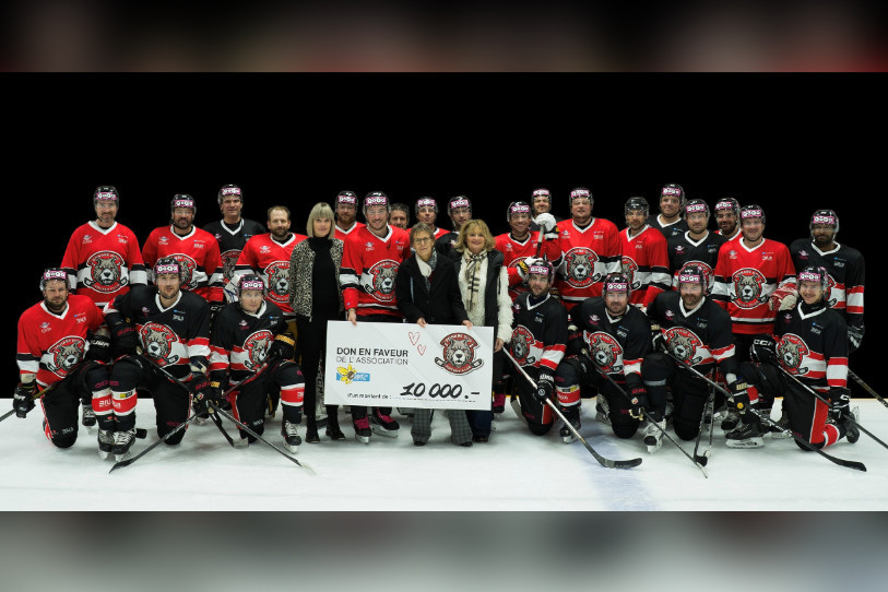 L'équipe crée en début d'année rassemble plusieurs grands noms du hockey jurassien. (Photo : Fondation Bonabé Sports)