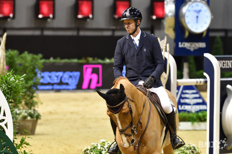 Edwin Smits et Farezzo ont pris une belle deuxième place derrière Steve Guerdat. (Photo d'archive : Georges Henz)