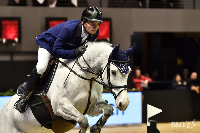 Bryan Balsiger montait Ak's Courage lors de ces championnats d'Europe. (photo archives) .