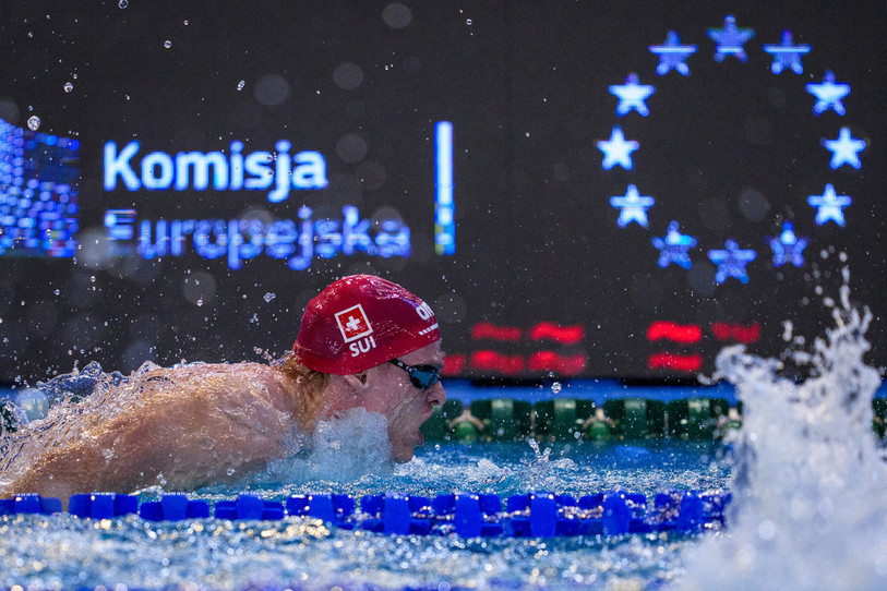 Ilan Gagnebin a brillé en papillon dimanche lors des championnats de Suisse de natation à Uster (Photo d'archive: Gagnebin).