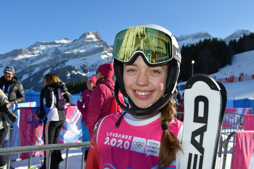 Amélie Klopfenstein peut avoir le sourire lors des JOJ. (Photo: Matthias Vauthier, Giron jurassien)