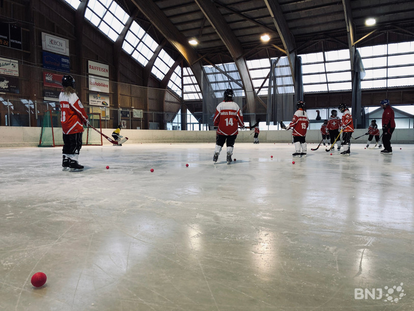 L'équipe nationale de bandy s'est préparée aux Championnats du monde tout le week-end aux Ponts-de-Martel.