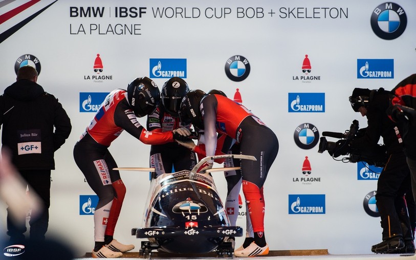 Quentin Juillard a participé à sa première manche de Coupe du monde le mois dernier à La Plagne. (photo : archives/IBSF).